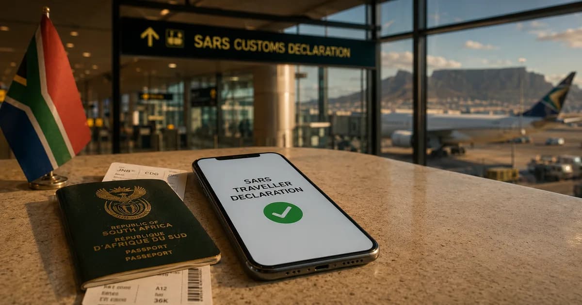 SARS Traveller Declaration Now Compulsory From 1 July 2026: What It Means for Your Money - WBForex South African Expat Guide